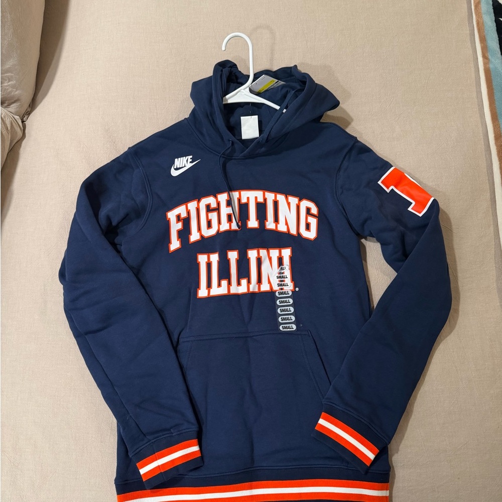 Nike Fighting Illini Hoodie Men’s Small NWT